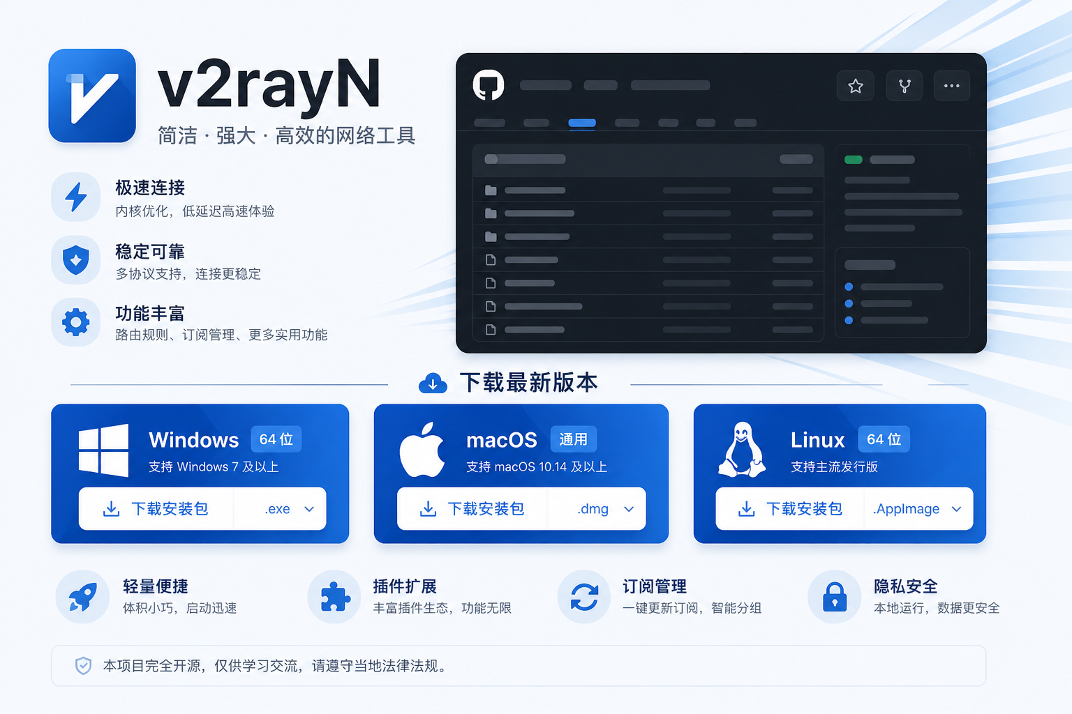 V2Ray代理服务器集群防御系统 v2rayn配置教程